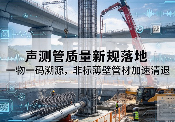 曾都声测管质量新规落地，一物一码溯源，非标薄壁管材加速清退